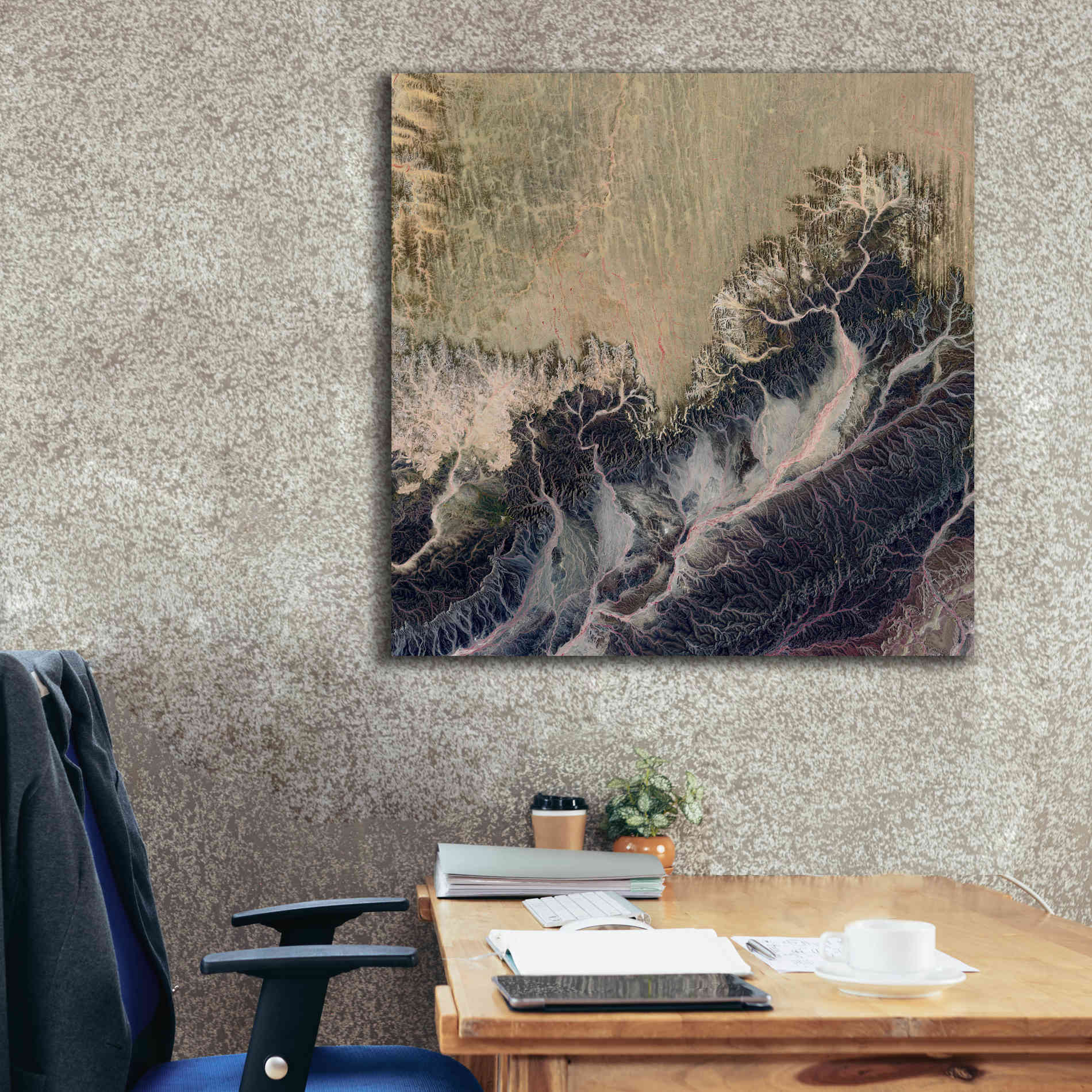 'Earth as Art: Irritated,' Canvas Wall Art,37 x 37