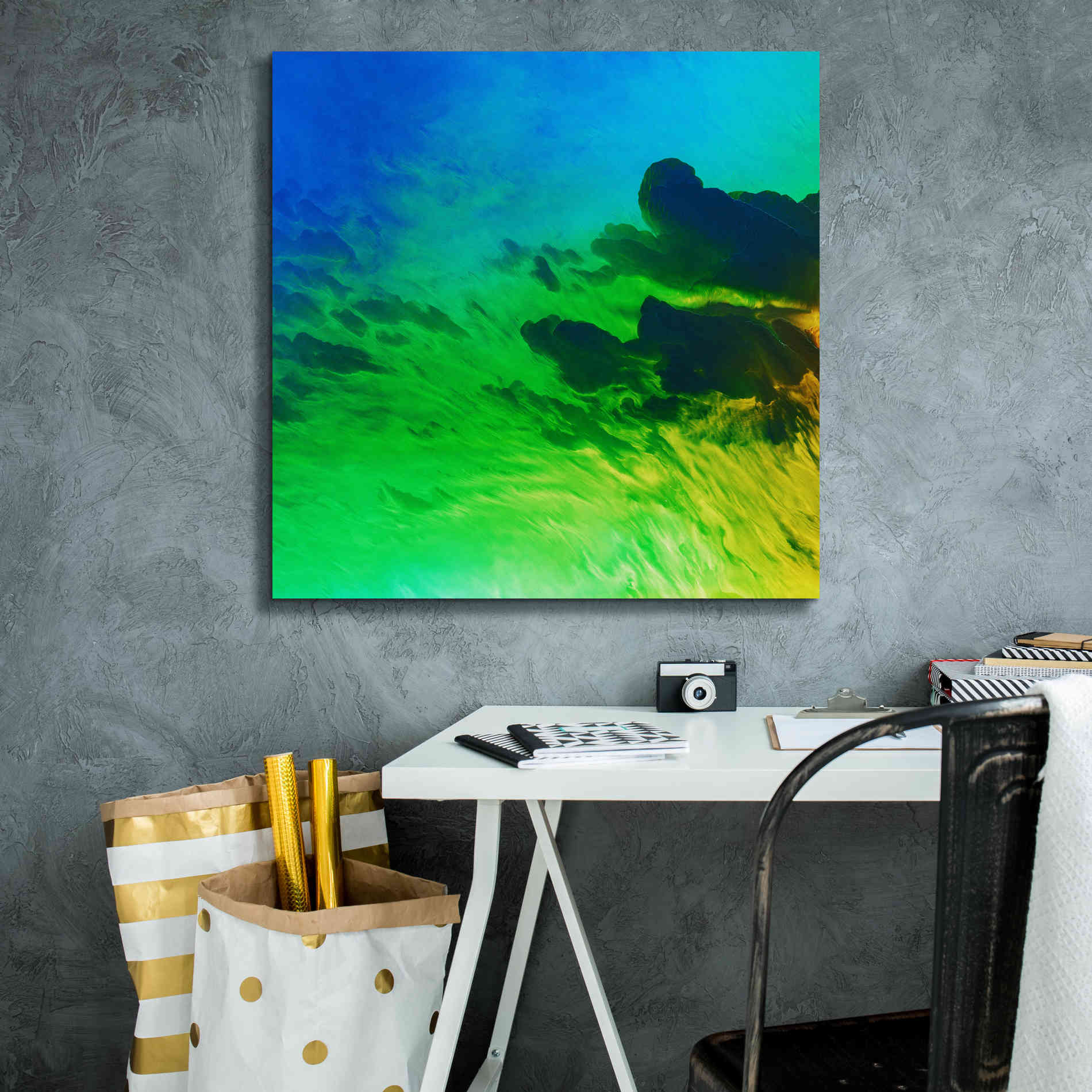 'Earth as Art: Luminescence,' Canvas Wall Art,26 x 26