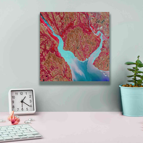 Image of 'Earth as Art: Mezen Mixing,' Canvas Wall Art,12 x 12