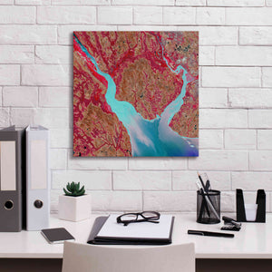 'Earth as Art: Mezen Mixing,' Canvas Wall Art,18 x 18