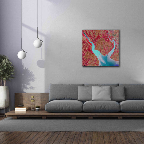 Image of 'Earth as Art: Mezen Mixing,' Canvas Wall Art,37 x 37