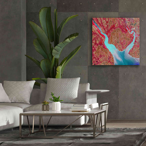Image of 'Earth as Art: Mezen Mixing,' Canvas Wall Art,37 x 37
