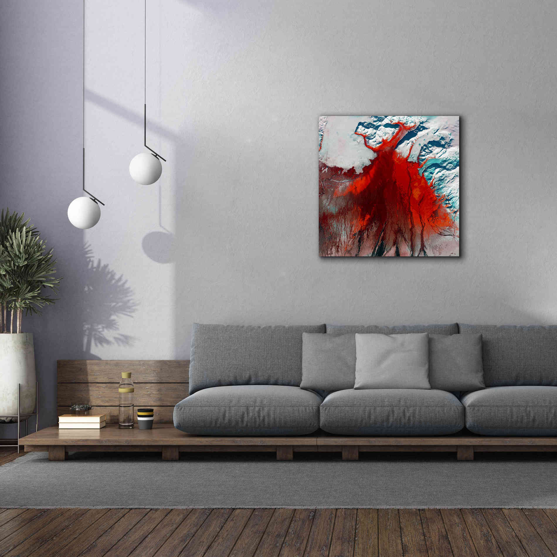 'Earth as Art: Outburst,' Canvas Wall Art,37 x 37