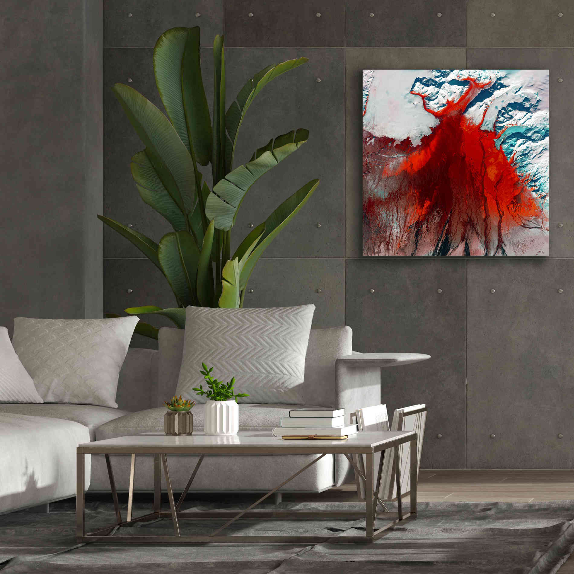 'Earth as Art: Outburst,' Canvas Wall Art,37 x 37