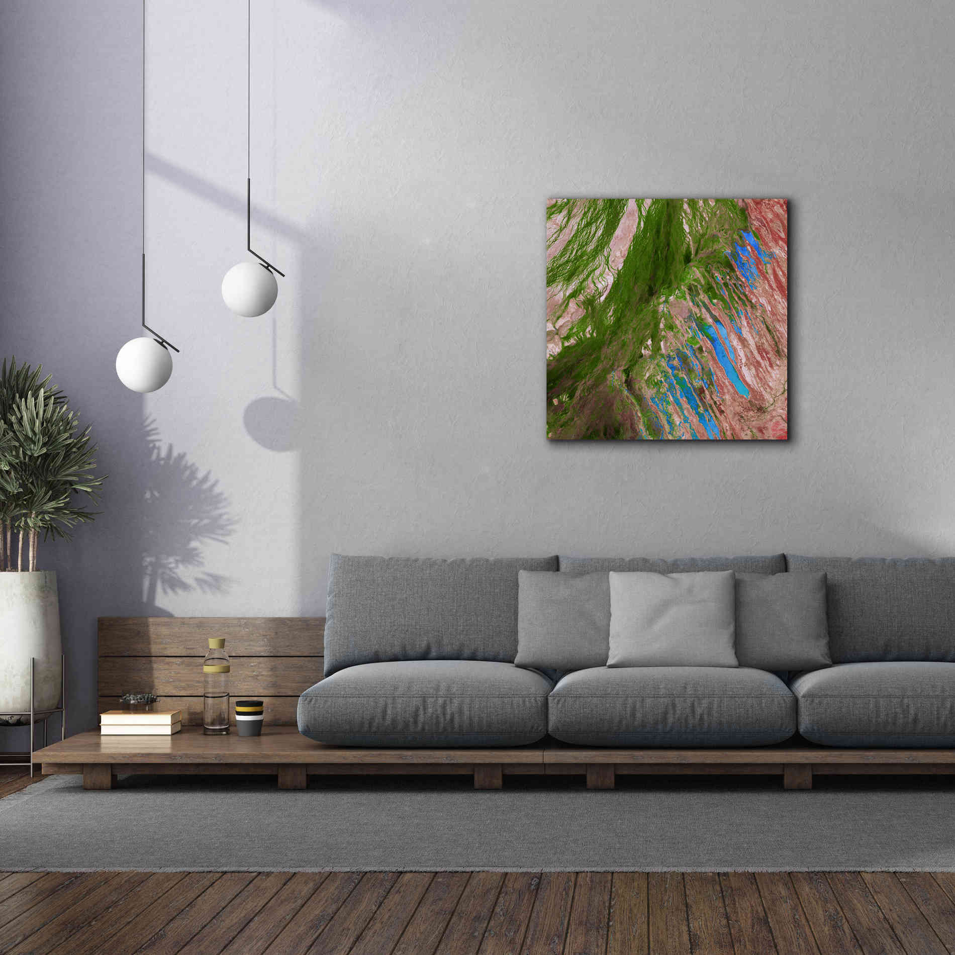 'Earth as Art: Painting the Desert,' Canvas Wall Art,37 x 37