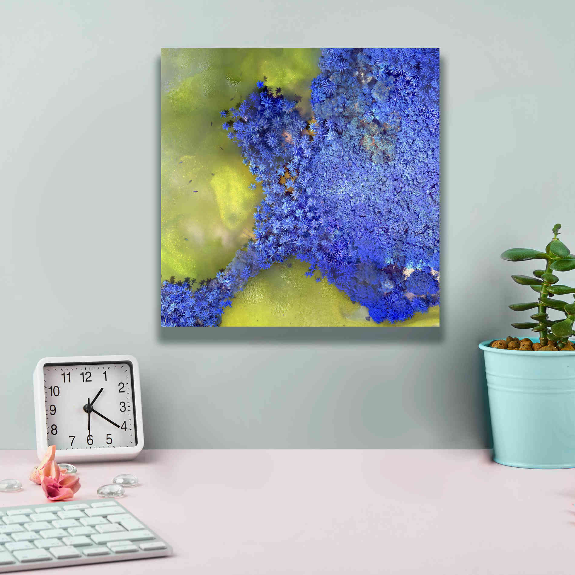 'Earth as Art: Palmyra,' Canvas Wall Art,12 x 12