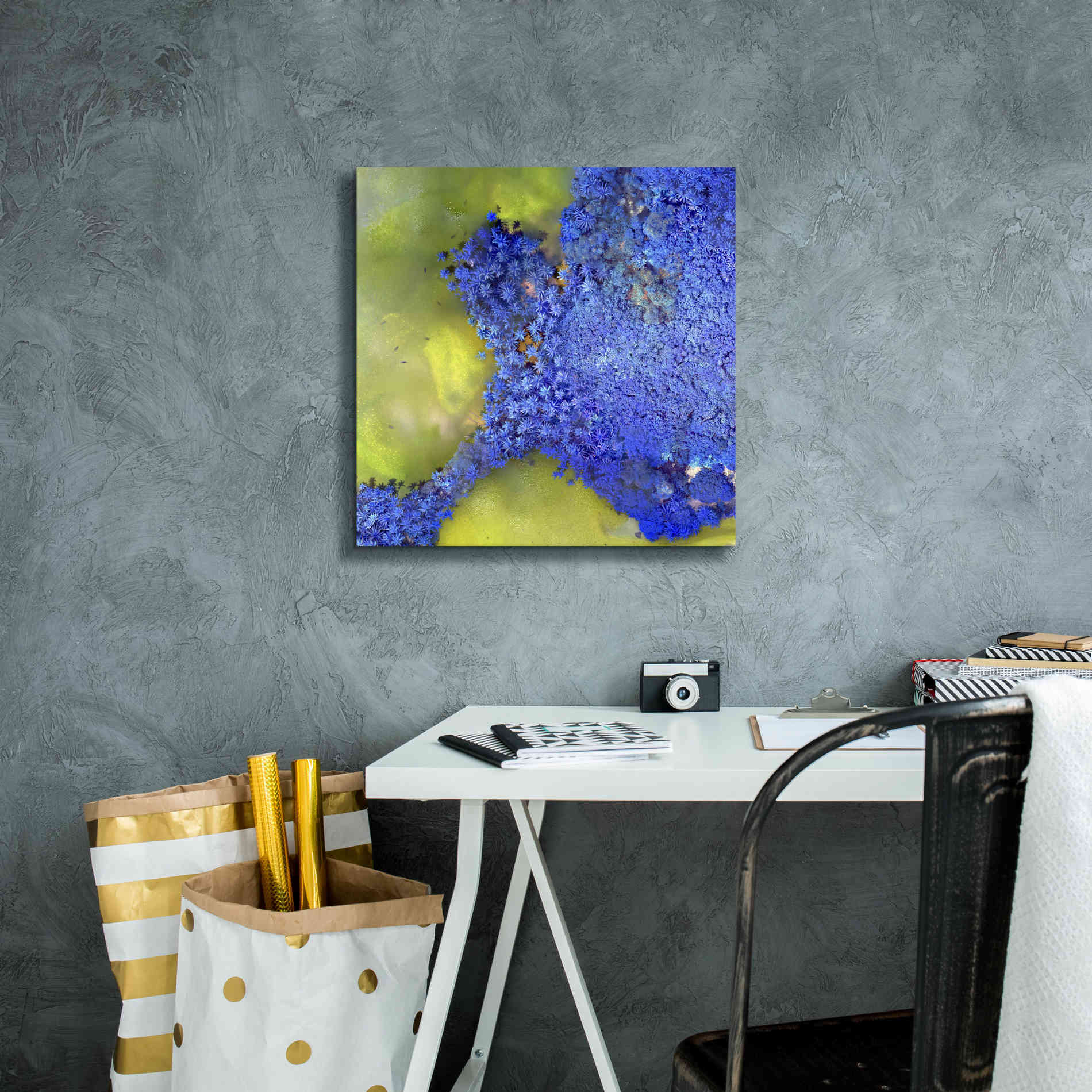 'Earth as Art: Palmyra,' Canvas Wall Art,18 x 18