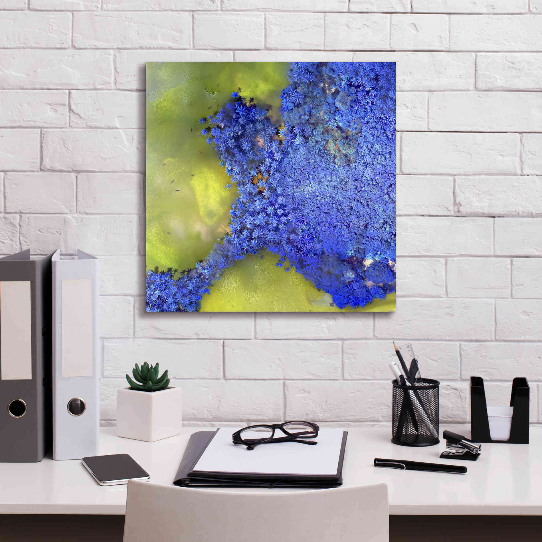 'Earth as Art: Palmyra,' Canvas Wall Art,18 x 18