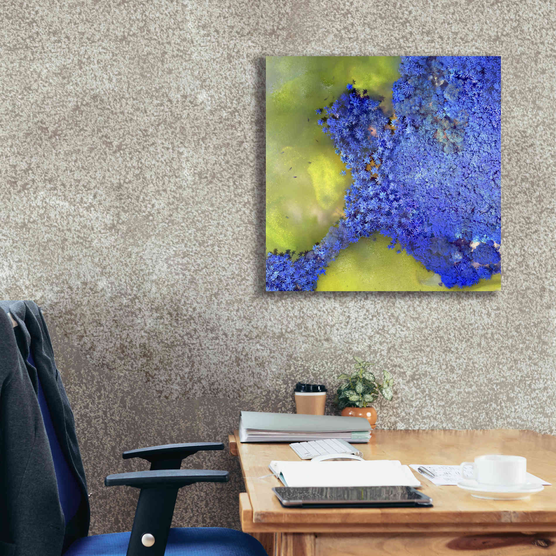 'Earth as Art: Palmyra,' Canvas Wall Art,26 x 26
