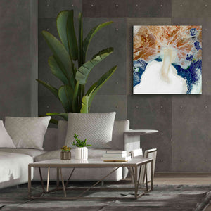 'Earth as Art: Rapid Ice Movement,' Canvas Wall Art,37 x 37