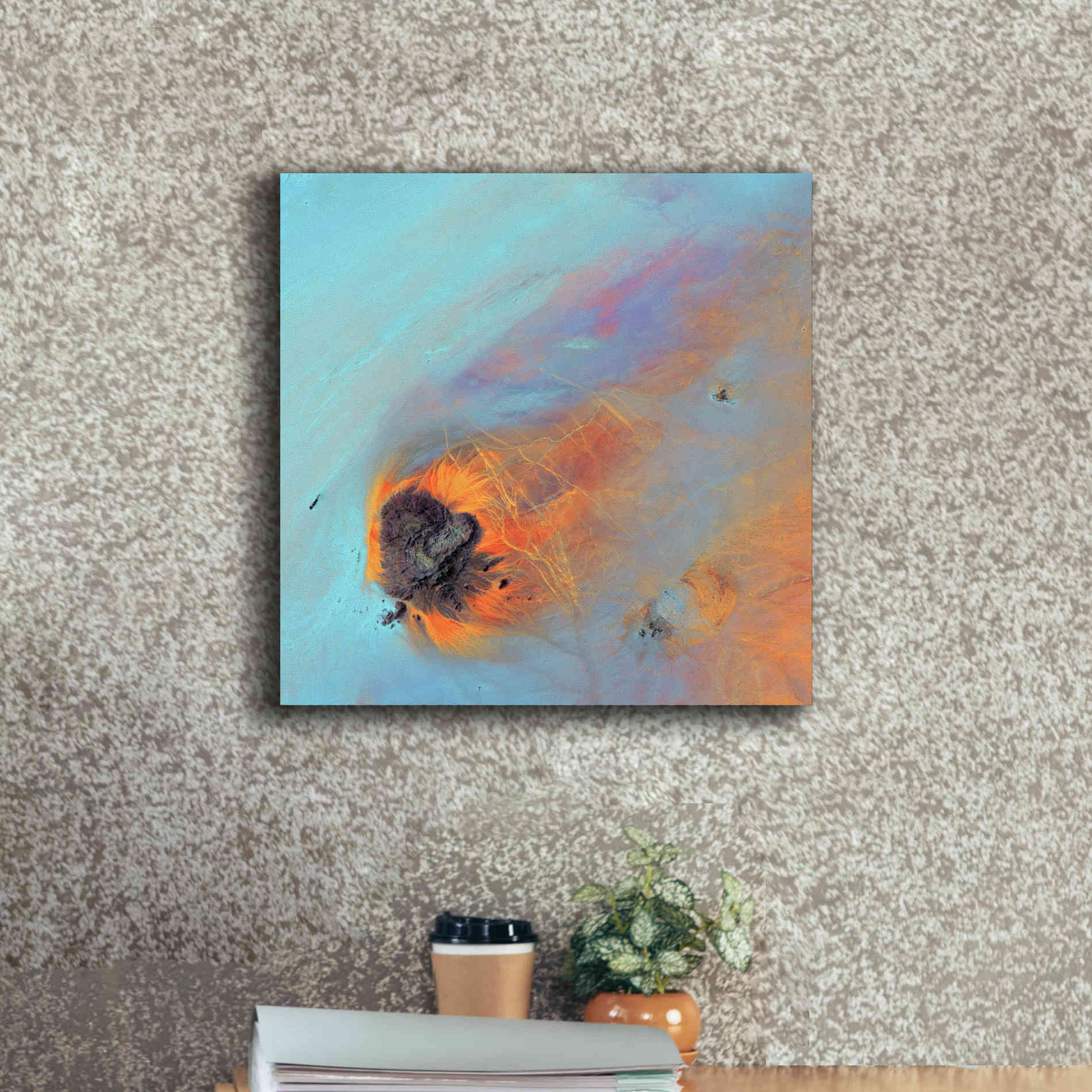 'Earth as Art: Re-Entry,' Canvas Wall Art,18 x 18