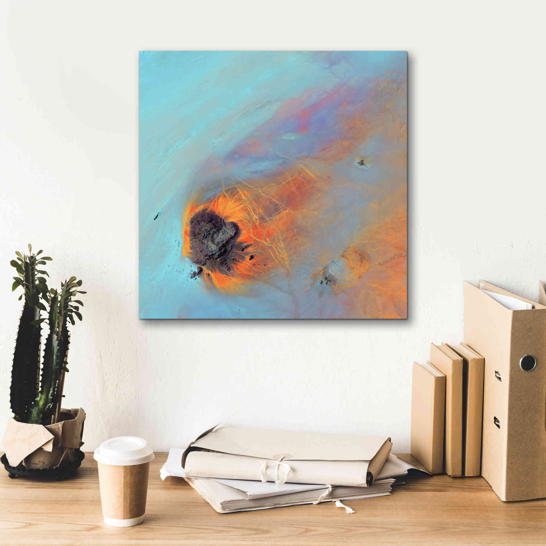 'Earth as Art: Re-Entry,' Canvas Wall Art,18 x 18