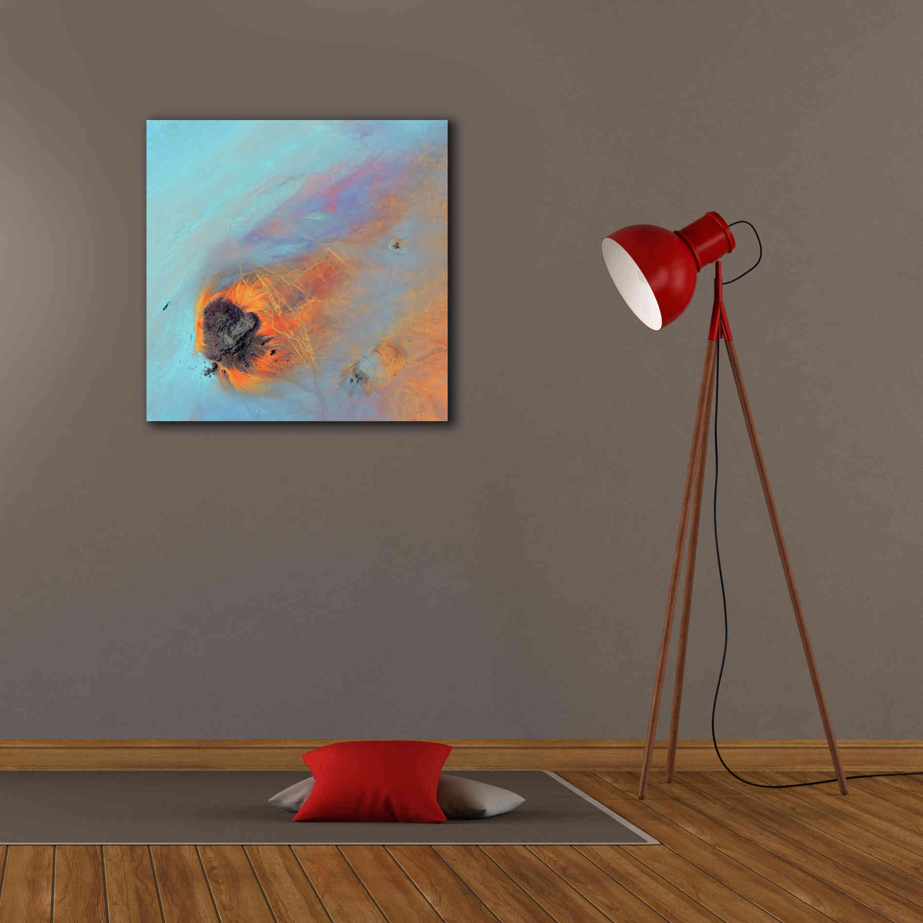 'Earth as Art: Re-Entry,' Canvas Wall Art,26 x 26
