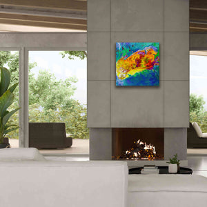 'Earth as Art: Salty Desolation,' Canvas Wall Art,26 x 26