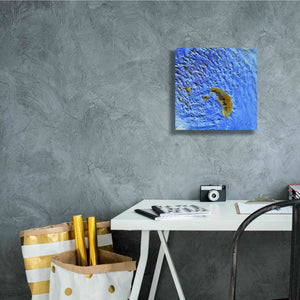 'Earth as Art: Sand Waves,' Canvas Wall Art,12 x 12
