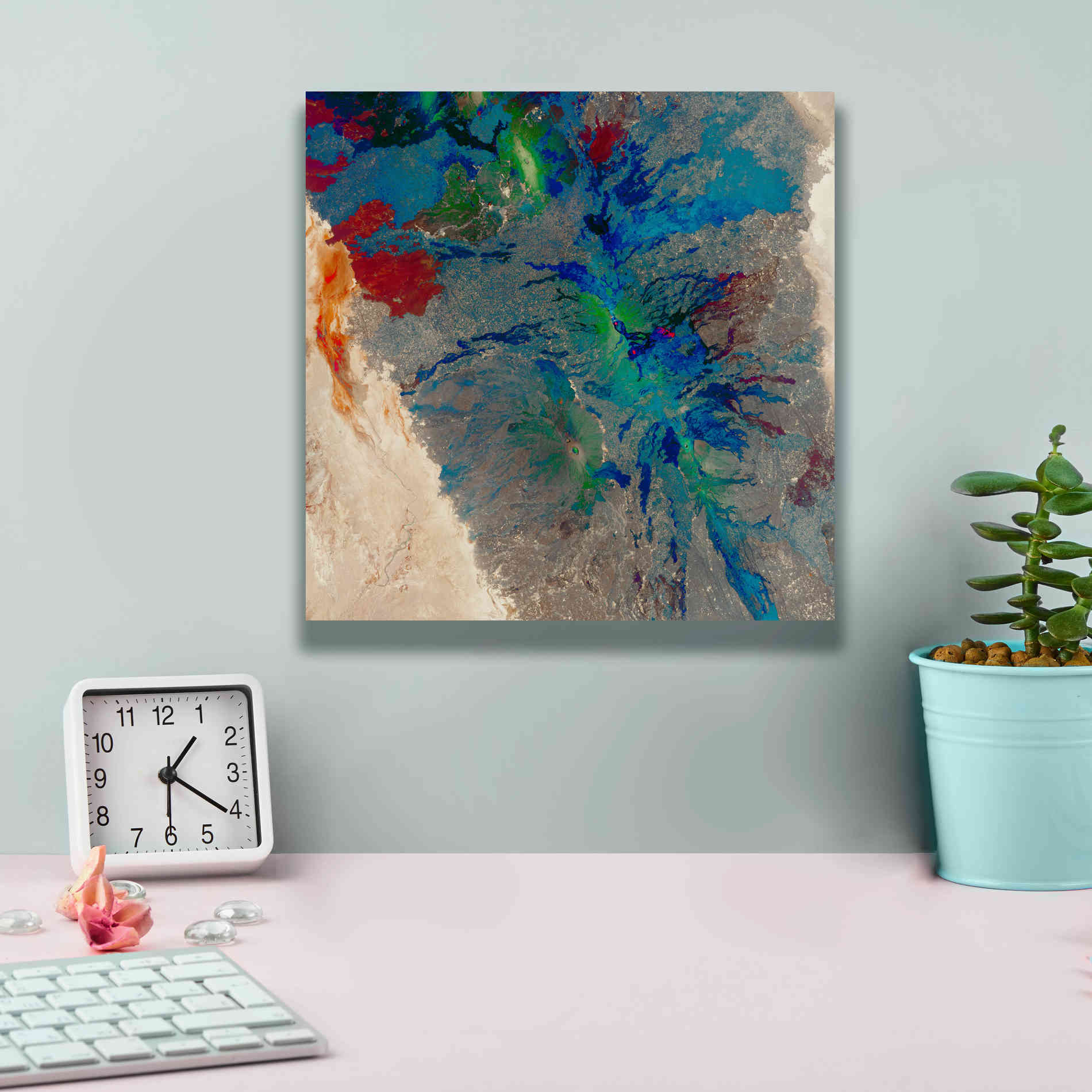 'Earth as Art: Torn Apart,' Canvas Wall Art,12 x 12