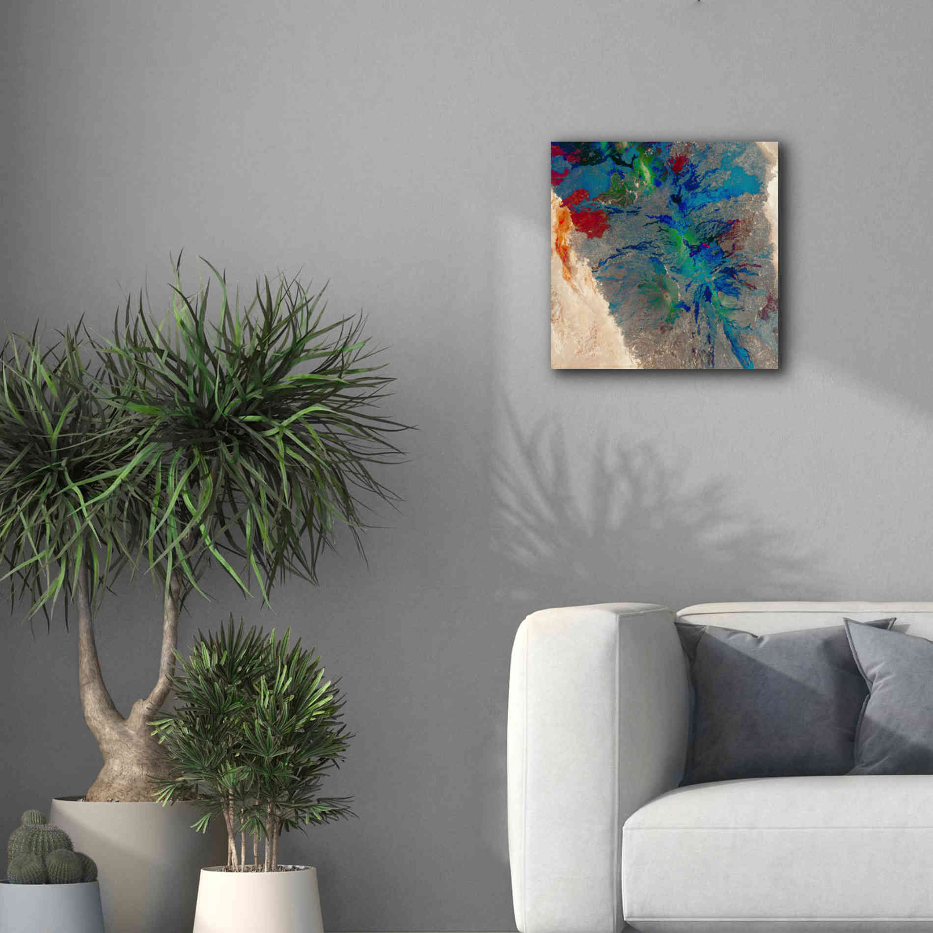 'Earth as Art: Torn Apart,' Canvas Wall Art,18 x 18