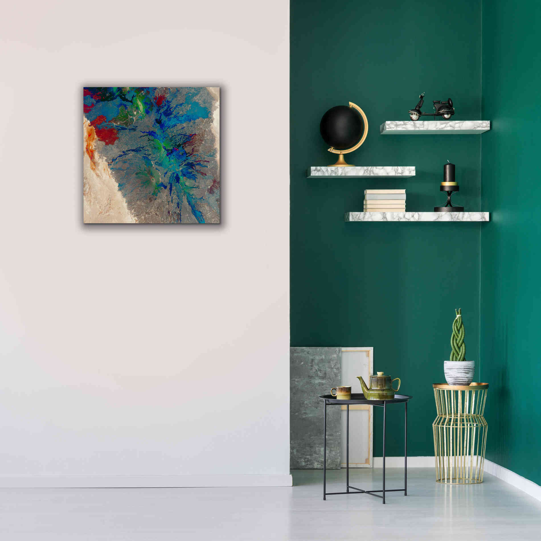 'Earth as Art: Torn Apart,' Canvas Wall Art,26 x 26