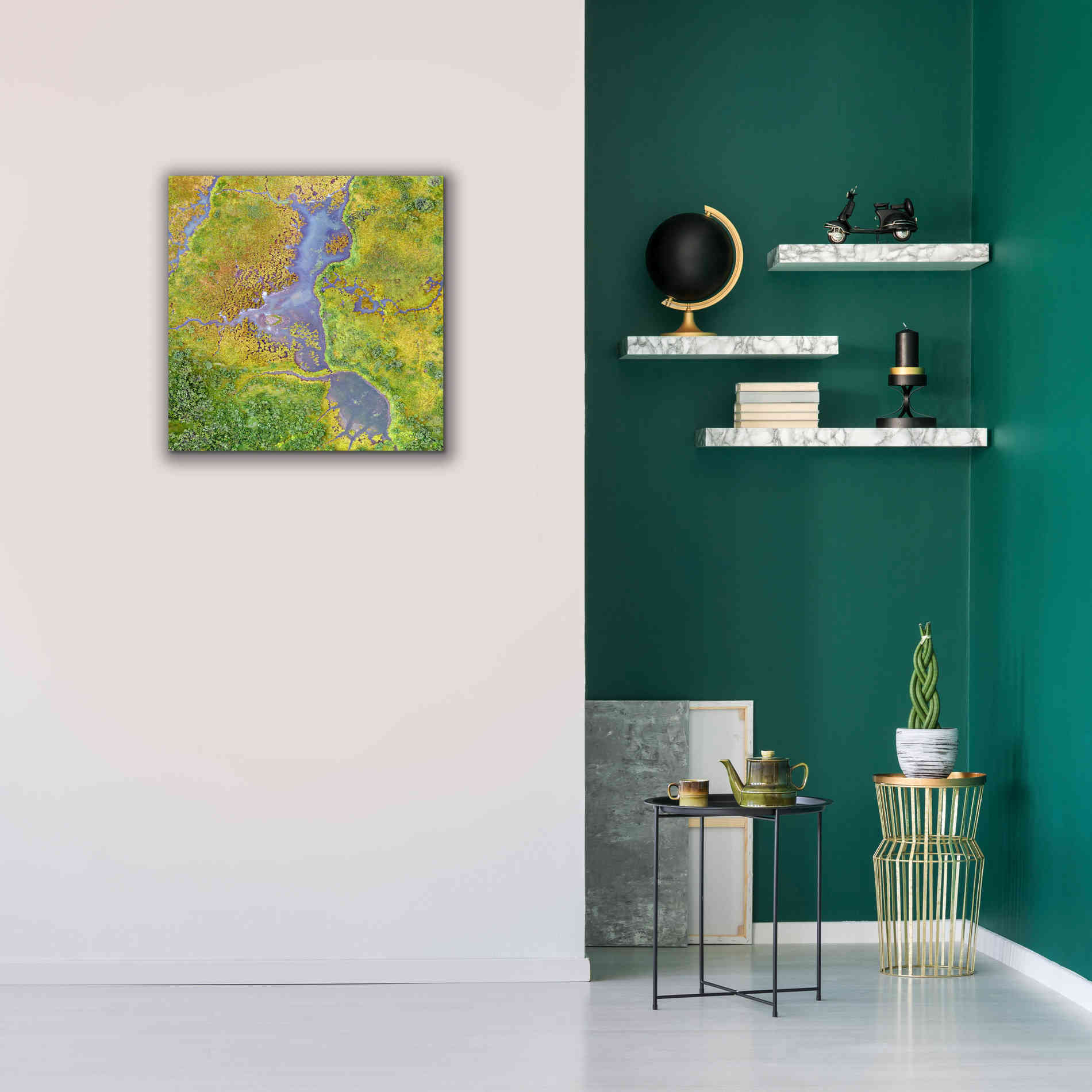 'Earth as Art: Watching Wetlands,' Canvas Wall Art,26 x 26