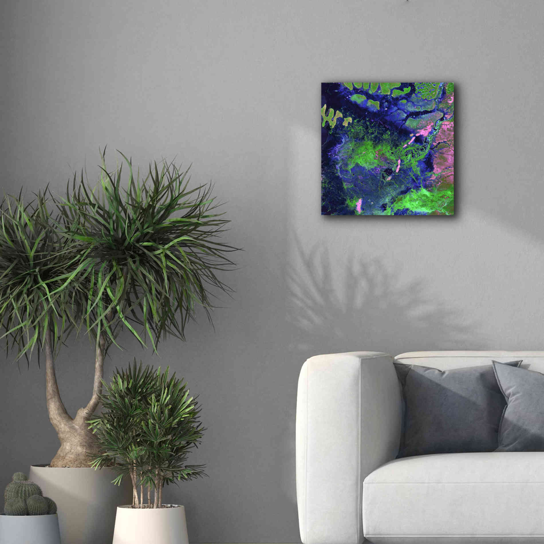 'Earth as Art: Wondrous Wetlands,' Canvas Wall Art,18 x 18