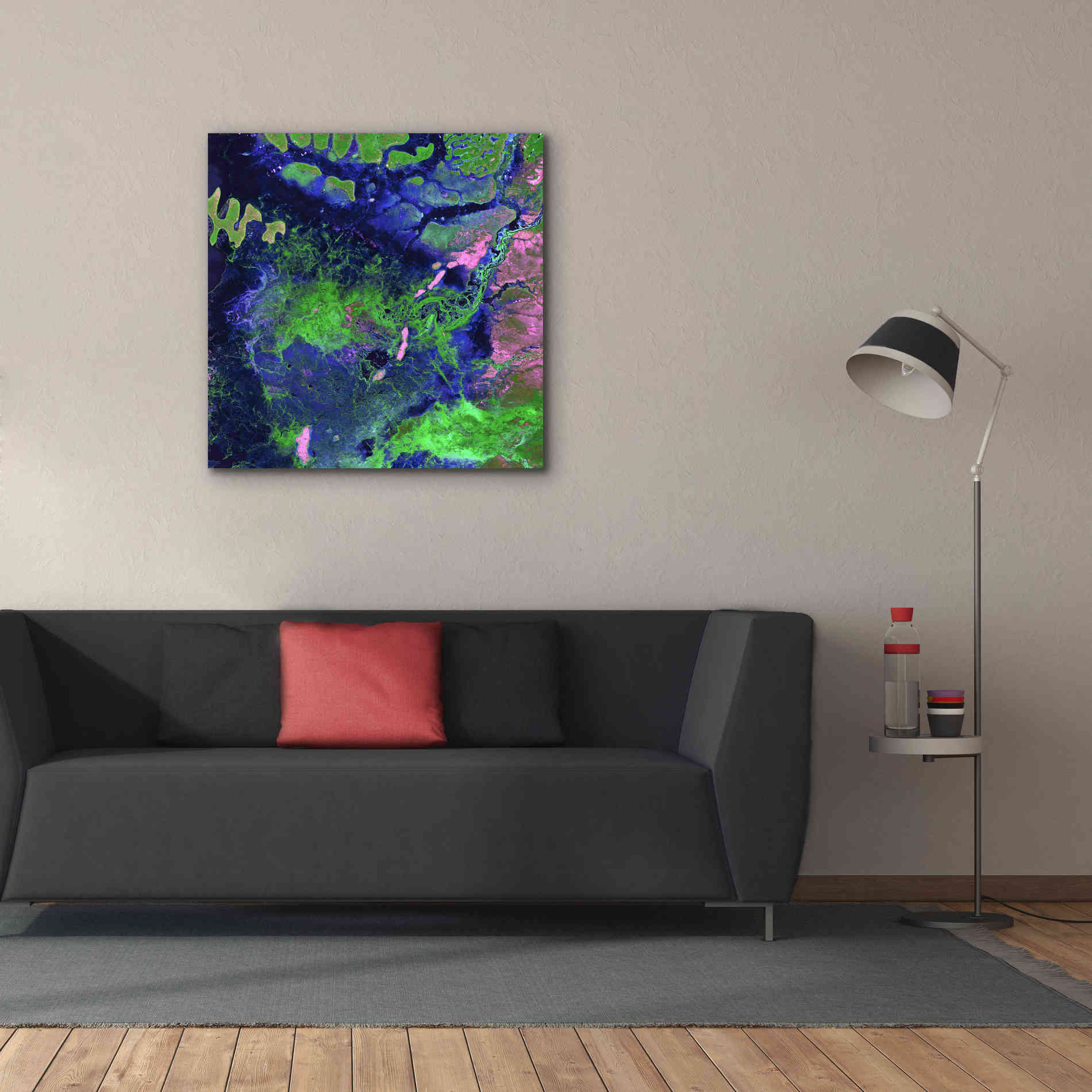 'Earth as Art: Wondrous Wetlands,' Canvas Wall Art,37 x 37