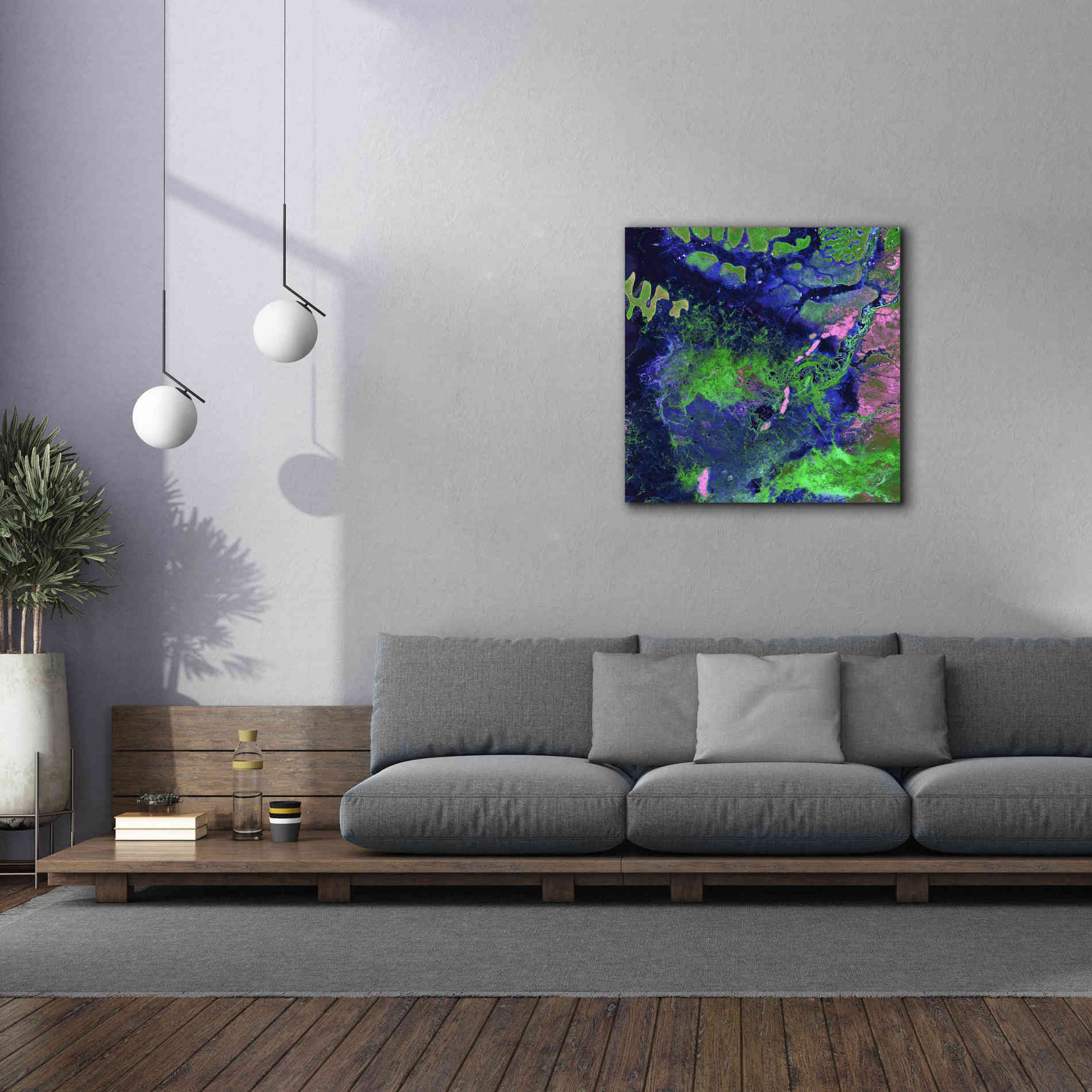 'Earth as Art: Wondrous Wetlands,' Canvas Wall Art,37 x 37