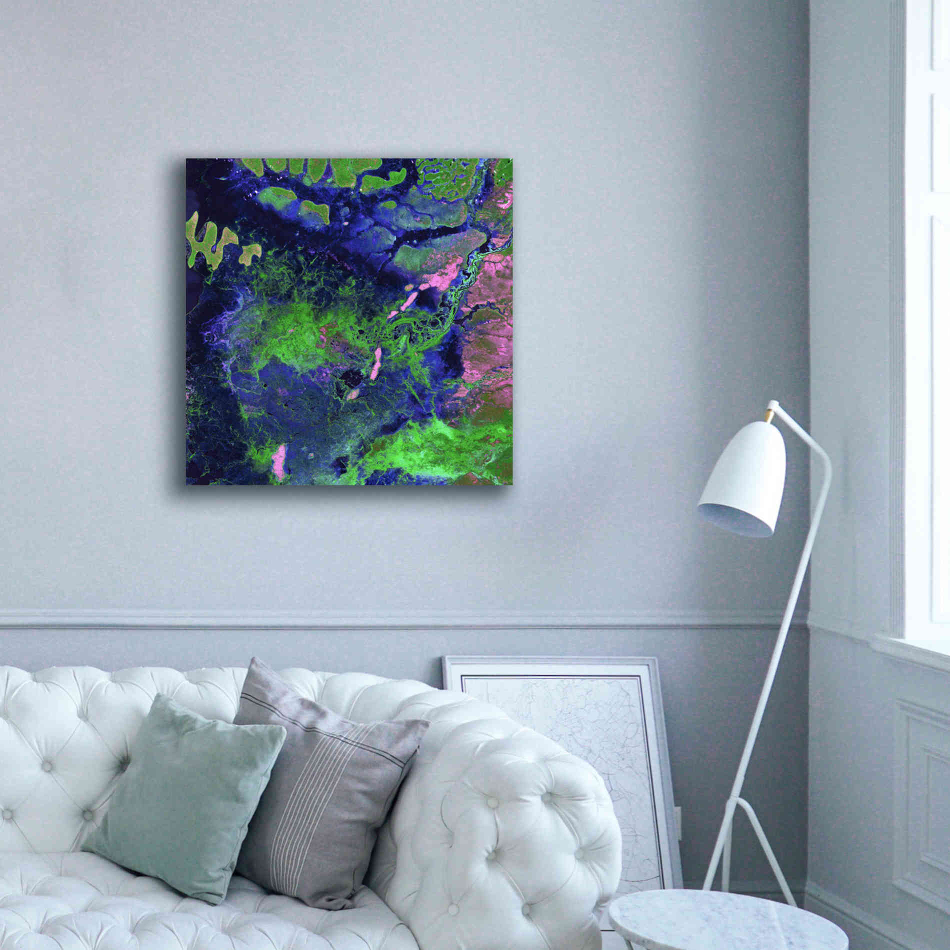 'Earth as Art: Wondrous Wetlands,' Canvas Wall Art,37 x 37