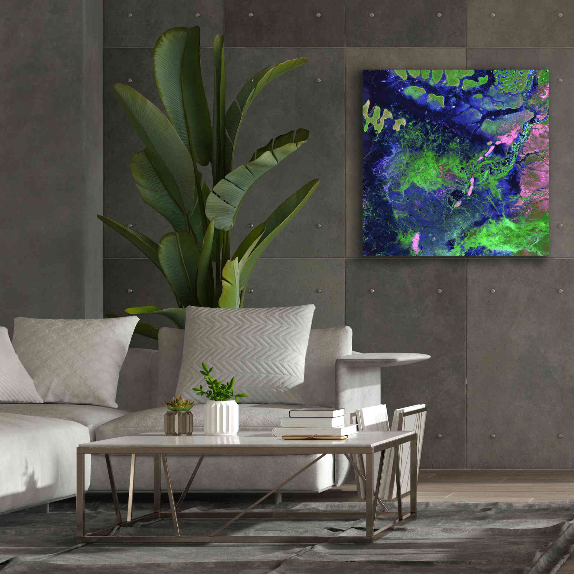 'Earth as Art: Wondrous Wetlands,' Canvas Wall Art,37 x 37