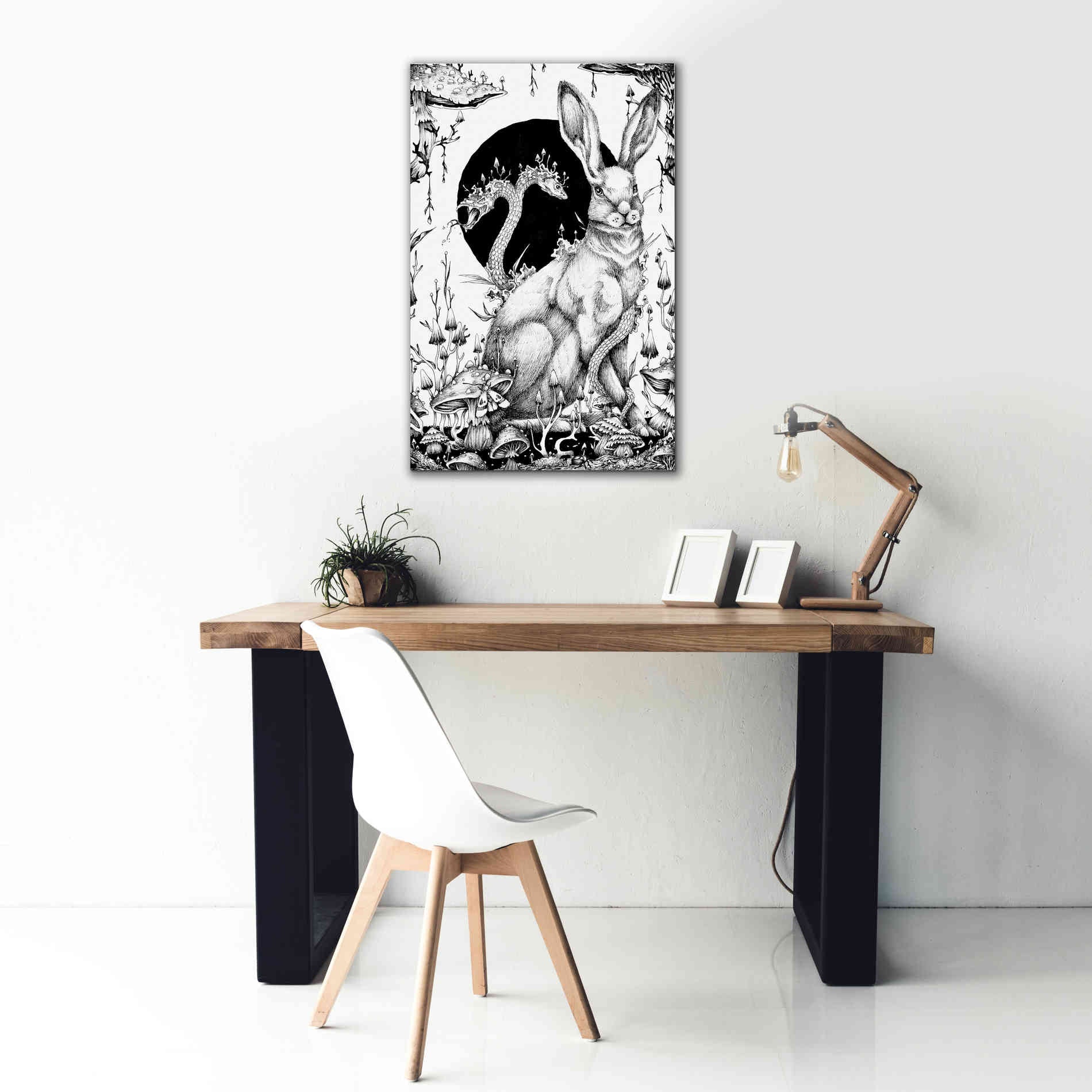 'Hare 2' by Avery Multer, Canvas Wall Art,26 x 40