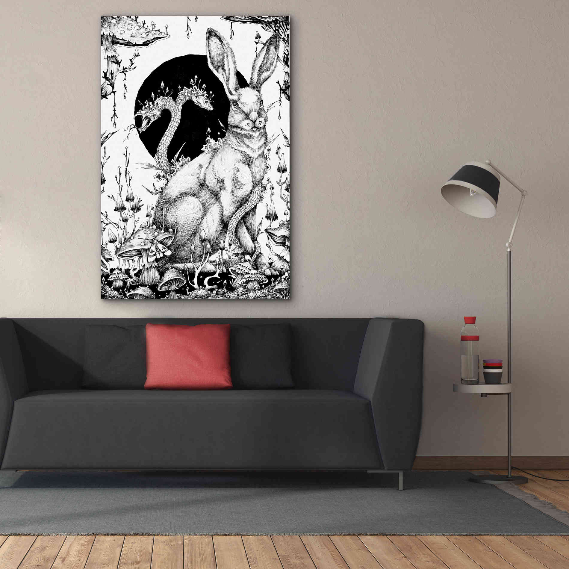 'Hare 2' by Avery Multer, Canvas Wall Art,40 x 60