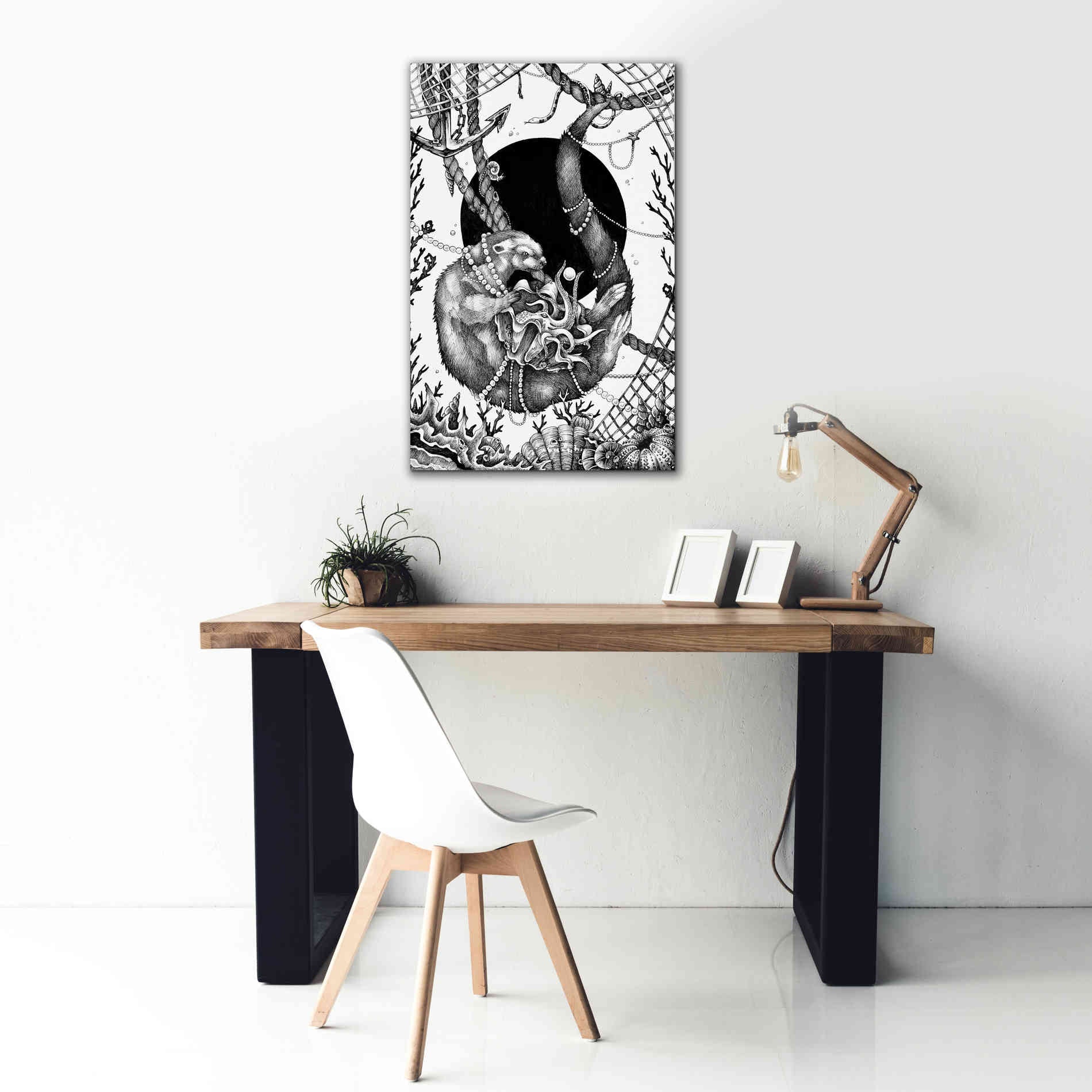 'Otter' by Avery Multer, Canvas Wall Art,26 x 40