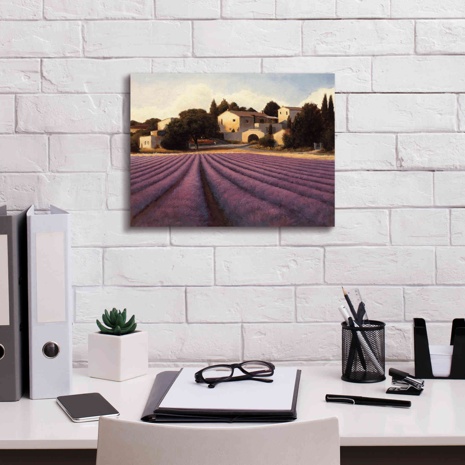 Epic Art 'Lavender Fields I' by James Wiens, Canvas Wall Art,16 x 12