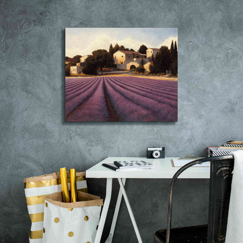 Image of Epic Art 'Lavender Fields I' by James Wiens, Canvas Wall Art,24 x 20
