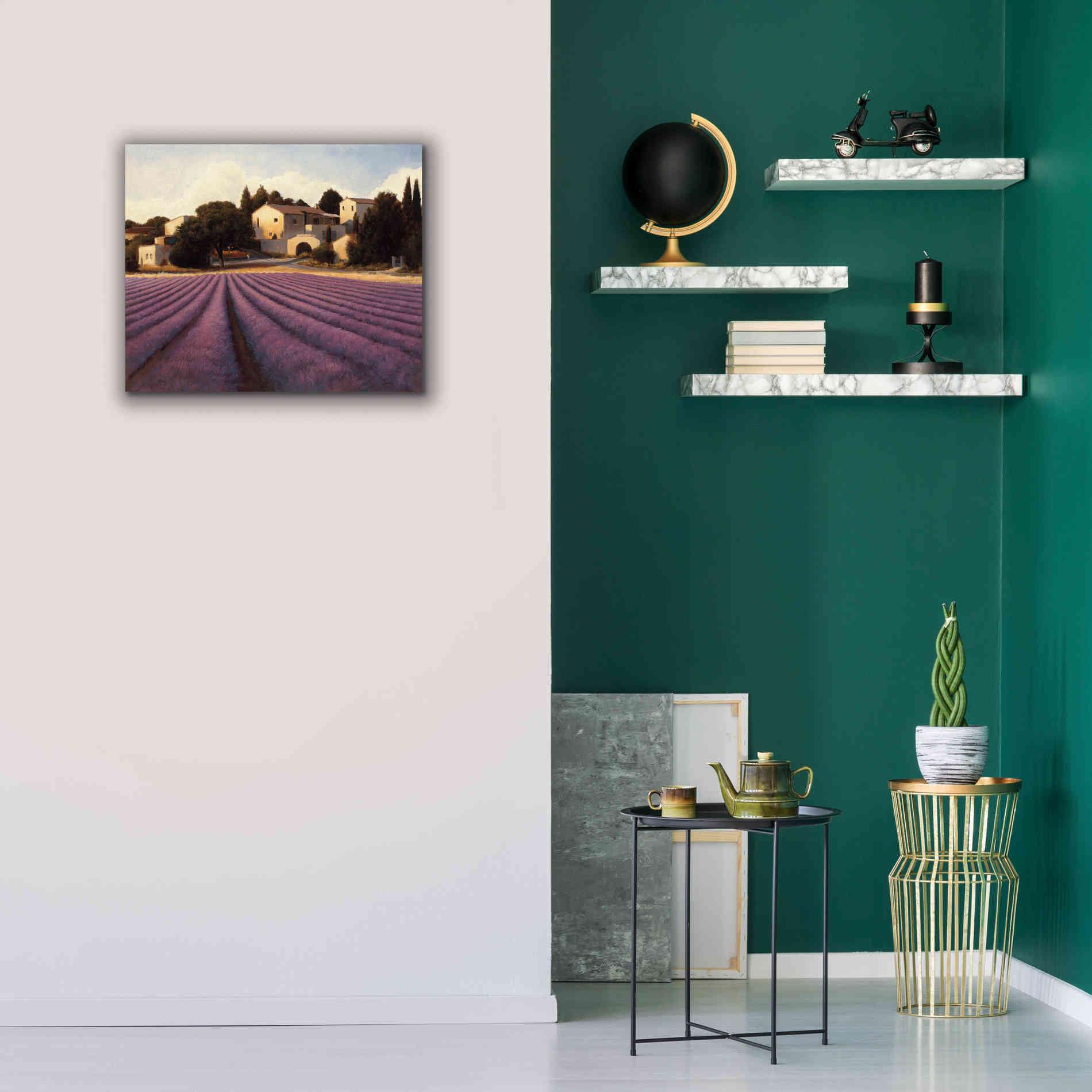 Epic Art 'Lavender Fields I' by James Wiens, Canvas Wall Art,24 x 20