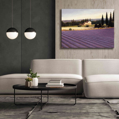 Image of Epic Art 'Lavender Fields II' by James Wiens, Canvas Wall Art,54 x 40