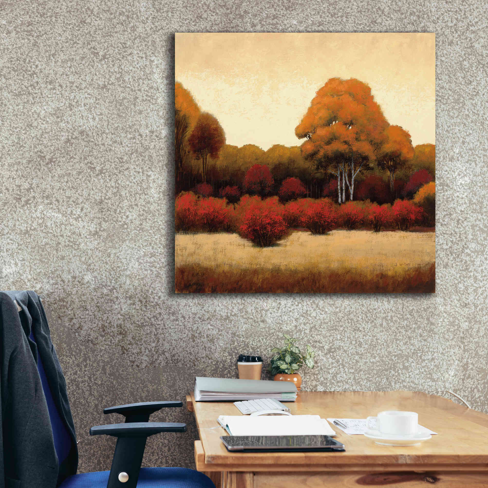 Epic Art 'Autumn Forest I' by James Wiens, Canvas Wall Art,37 x 37