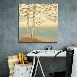 Epic Art 'Golden Birch I' by James Wiens, Canvas Wall Art,26 x 26