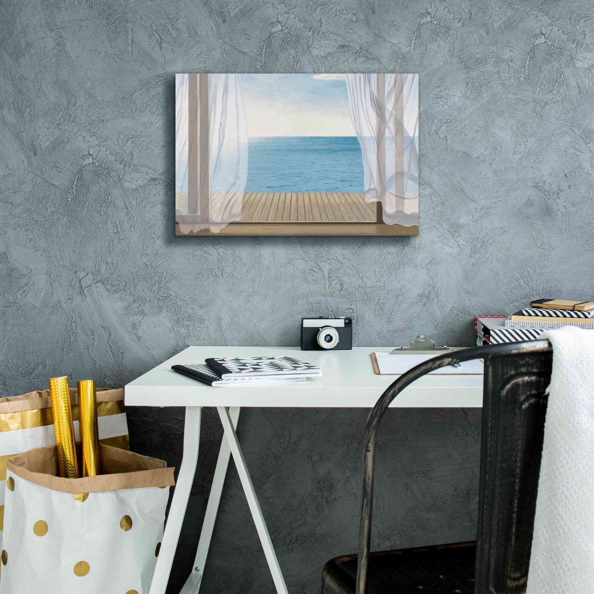 Epic Art 'Blue Breeze' by James Wiens, Canvas Wall Art,18 x 12