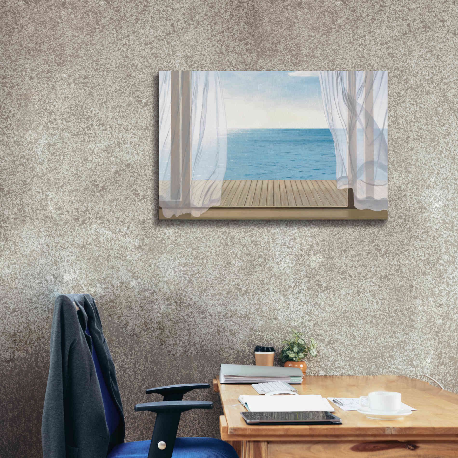 Epic Art 'Blue Breeze' by James Wiens, Canvas Wall Art,40 x 26