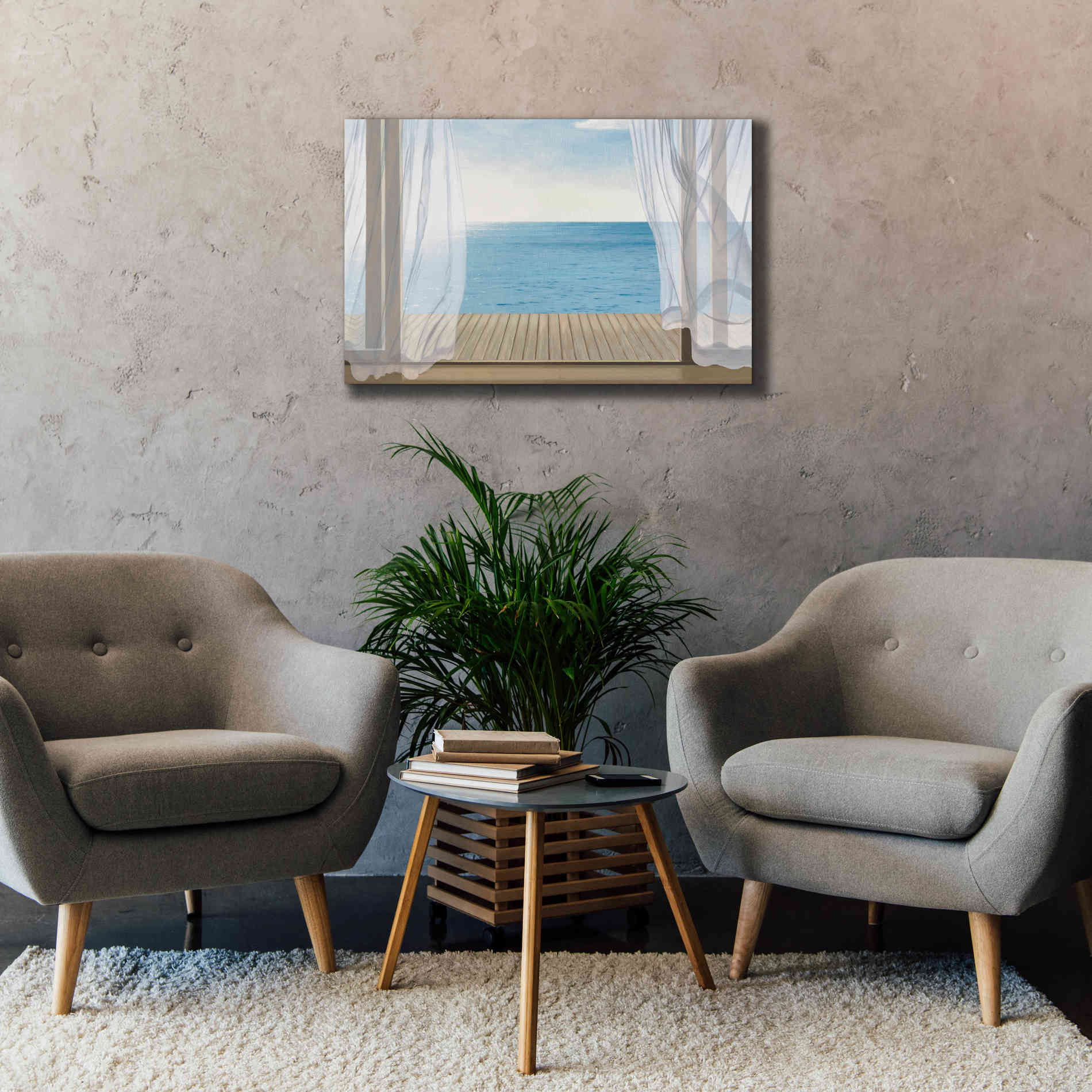 Epic Art 'Blue Breeze' by James Wiens, Canvas Wall Art,40 x 26