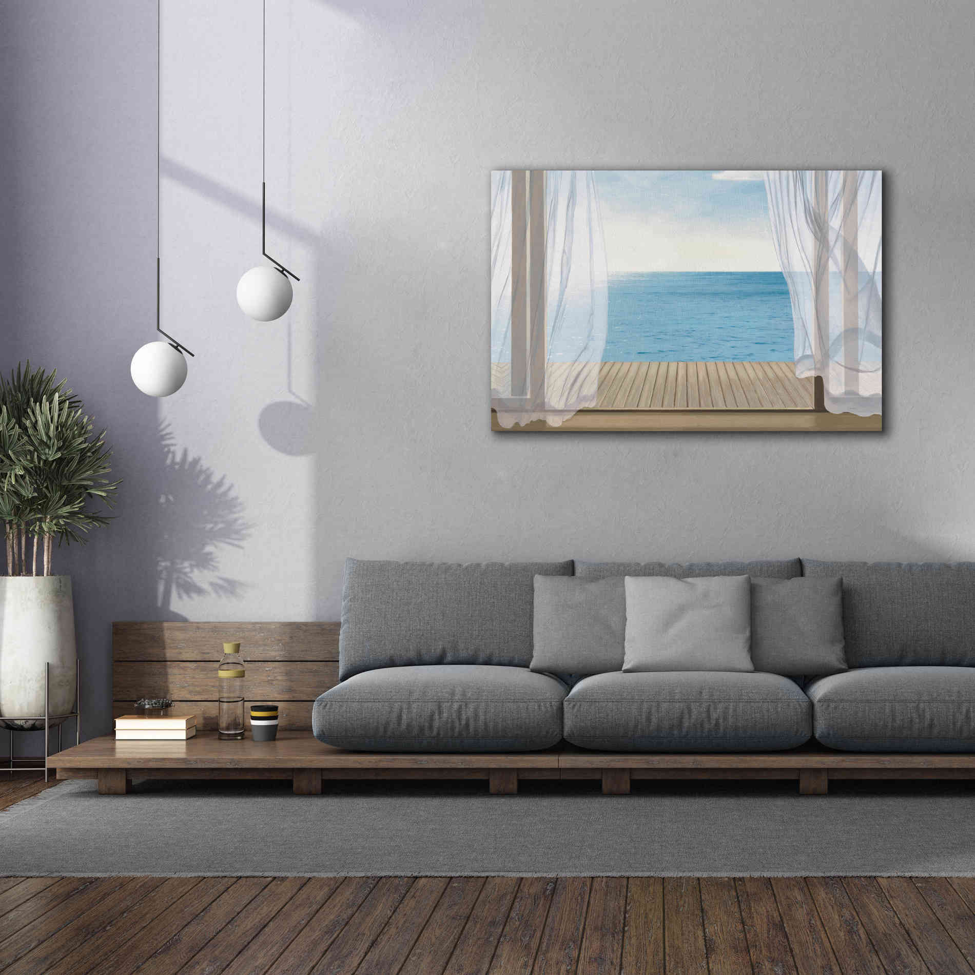 Epic Art 'Blue Breeze' by James Wiens, Canvas Wall Art,60 x 40