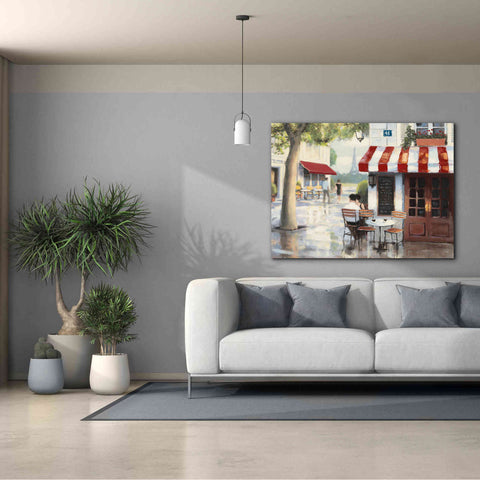 Image of Epic Art 'Relaxing at the Cafe II' by James Wiens, Canvas Wall Art,54 x 40