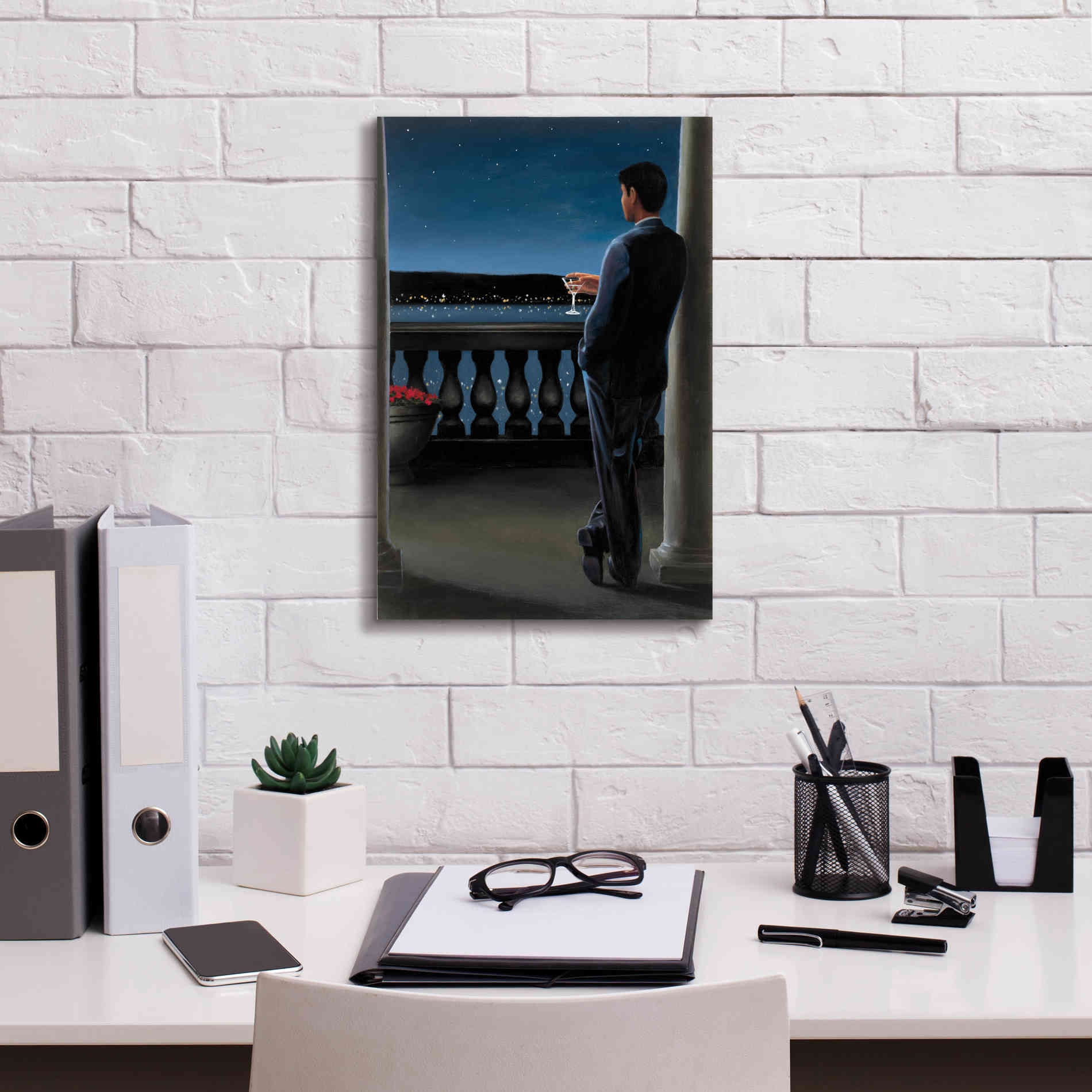Epic Art 'Thinking of Her' by James Wiens, Canvas Wall Art,12 x 18