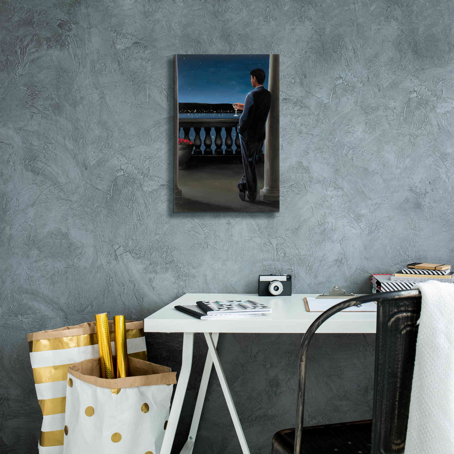 Epic Art 'Thinking of Her' by James Wiens, Canvas Wall Art,12 x 18