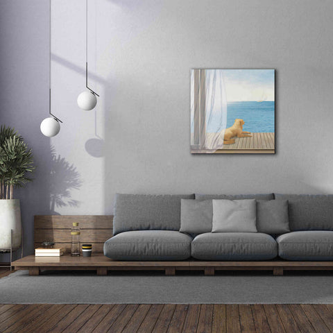 Image of Epic Art 'Blue Breeze II' by James Wiens, Canvas Wall Art,37 x 37