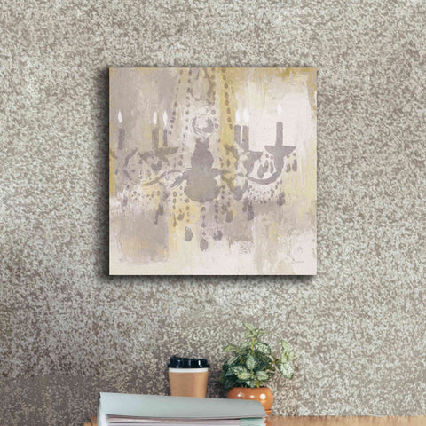 Image of Epic Art 'Candelabra Gold I' by James Wiens, Canvas Wall Art,18 x 18