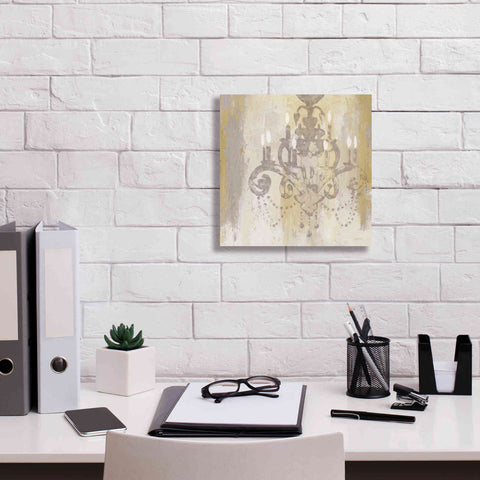 Image of Epic Art 'Candelabra Gold II' by James Wiens, Canvas Wall Art,12 x 12