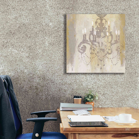 Image of Epic Art 'Candelabra Gold II' by James Wiens, Canvas Wall Art,26 x 26