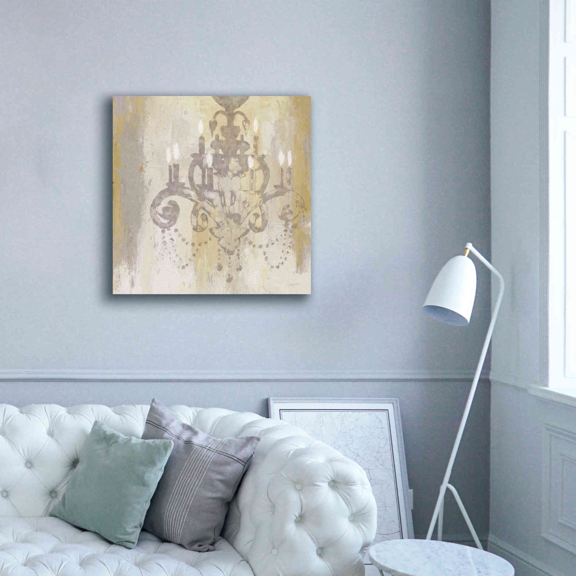 Epic Art 'Candelabra Gold II' by James Wiens, Canvas Wall Art,37 x 37