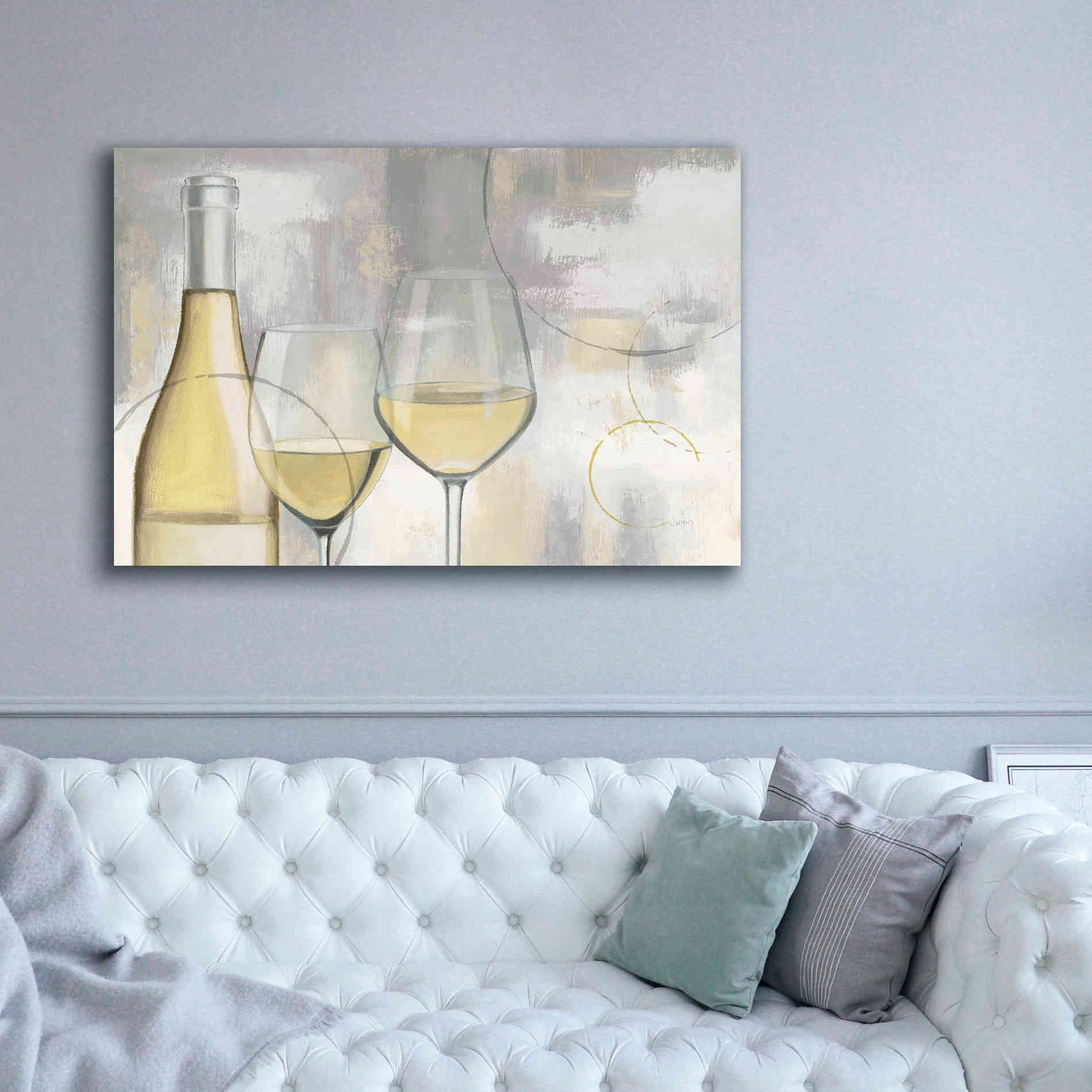 Epic Art 'Taste Appeal White I' by James Wiens, Canvas Wall Art,60 x 40